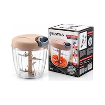 İpli 5 Bıçaklı Kaymaz Taban - Paslanmaz Bıçak Sebze Doğrayıcı El Rondosu Bx40 Rekli