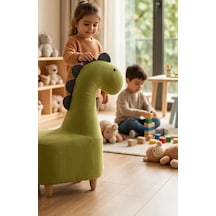 Zooturak Dinozor Puf Çocuk Koltuğu Yeşil - Açık Yeşil