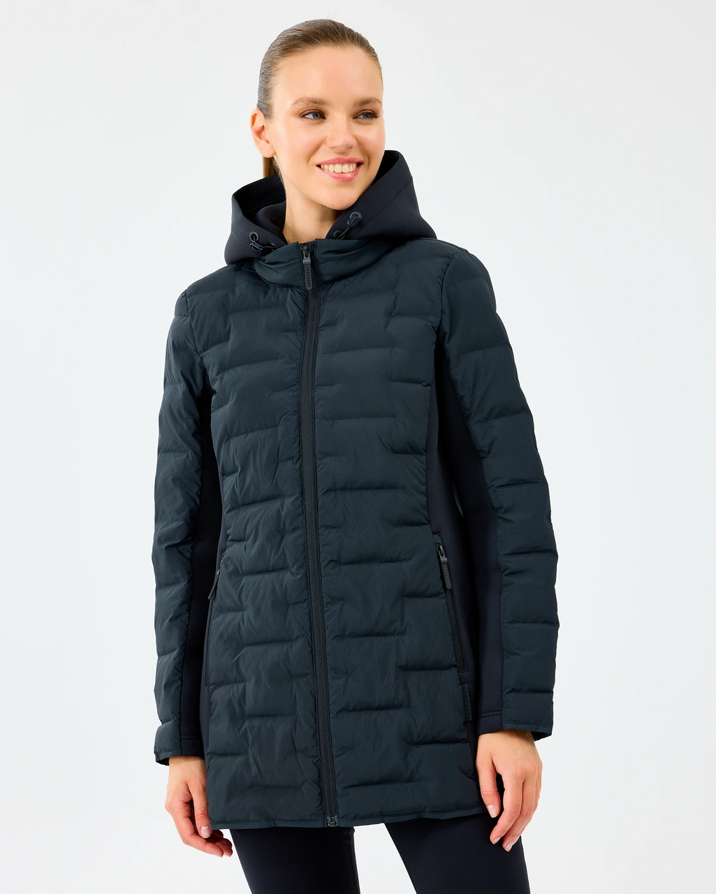 Skechers W Full Zip Jacket Kadın Siyah Mont S242060-3817 Siyah