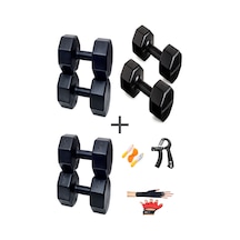 Ps Spor 3 Çift Dambıl Set 2 Kg + 6 Kg + 10 Kg + Eldiven Ayarlanabilir Sayaçlı Yay Ve Atlama İpi
