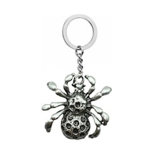 Tarantula Örümcek Figürlü Unisex Anahtarlık Güç, Cesaret Ve  si Simgesi