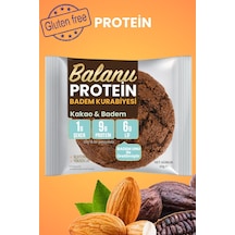 Balanu Proteinli Kakaolu Badem Kurabiyesi 60gr X3 Adet