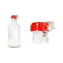 Cam Mühürlü Kapaklı Akaryakıt Numune Alma Şişesi 1 Litre