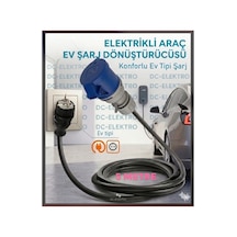 Araç Şarj Cihazı Için 3x4mm Hes Veya Öznur Kablolu Dönüştürücü Kablo Uzatma 5 Metre - 888600968 5 Metre - 888600968