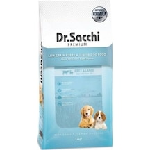 Dr.sacchi Düşük Tahıllı Sığır Etli Ve Kuzu Etli Yavru Köpek Maması 12 Kg 103 Ivory