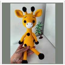 Amigurumi Zürafa Uyku Arkadaşı Oyuncak Hayvan