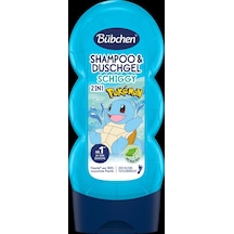 Bübchen Schiggy Pokemon 2'si 1 Arada Çocuk Şampuanı ve Duş Jeli 230 ML