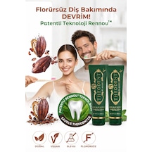 Theodent Classic Tatlı Nane Diş Macunu 2 Li Set Vegan Florürsüz Doğal Ağız Bakımı Diş Minesi Bakımı