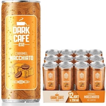 Dark Café 212 Soğuk Kahve Caramel Macchiato 250 Ml X 12 Adet Hazır