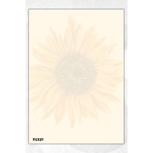 A5 Ayçiçeği Bloknot Çizgisiz Defter - 50 Yaprak - Memopad - Notepad - Not Defteri - Not Kağıdı Çok Renkli Çok Renkli