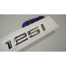 Bmw 125ı Bagaj Krom Metal 3m 3d Yazı Logo Uyumlu