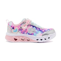 Skechers Flutter Heart Lıghts - Blurred Love Çocuk Günlük Işıklı Ayakkabı 303255l-sllp Gri Renkli