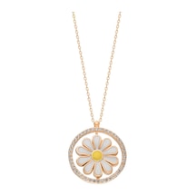 Papatya Kolye 718914 Rose Gümüş