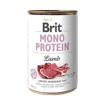 Brit Mono Protein Kuzu Etli Hassas Yetişkin Köpek Konservesi 400 Gr 110-20003.01