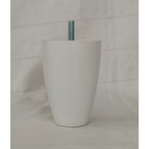 Zeygen Armut Plastik Baza Mobilya Koltuk Kanepe Ayağı 6 Adet Beyaz 10 Cm