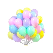 Makaron Karışık Balon 100 Adet Mavi