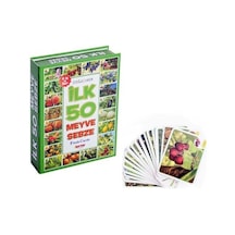 İlk 50 Meyve Ve Sebze Zeka Kartları Eğitici Kartlar Flash Card