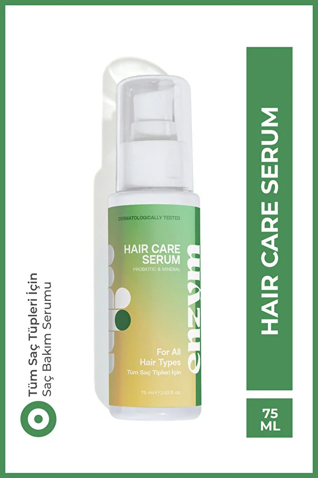 Enzym Cosmetics Probiotik Ve Mineral Onarıcı Saç Bakım Serumu 75 Ml