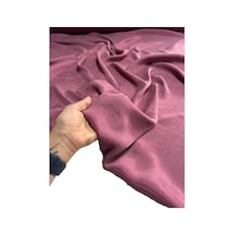 İpek Cupro Kumaş En 140 Cm Parlak Dökümlü Elbise, Gömlek, Kimono, Takım Ve Pantolon 1200 -1 Gül Kurusu