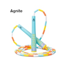 Agnıte Boncuklu Atlama İpi Sayaçsız Dayanıklı Mavi