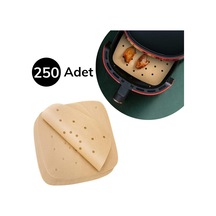 250 Adet Air Fryer Pişirme Kağıdı Tek Kullanımlık Hava Fritöz Yağ