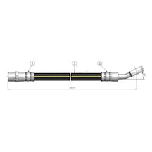 Arka Fren Hortumu Opel Vectra C - Sıgnum 2002-2008 2 Adet