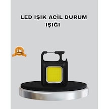 Usb Şarjlı 800 Lümen Led Fener Mini Boy 3 Işık Modlu Anahtarlık Tipi El Feneri Mh-hs2305-4093 Diğer