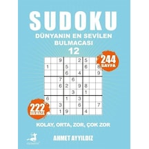 Sudoku - Dünyanın En Sevilen Bulmacası 12 - Ahmet Ayyıldız - Olimpos Yayınları