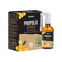 Aksuvital Propolisli Boğaz Spreyi 20ml Kekik, Ekinezya Ve Okaliptus Yağı İçerikli Doğal Ağız Ve Boğaz Bakımı Ferahlatıcı Sprey Form Türkiye Menşeli