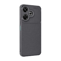 Newface Xiaomi Redmi 13 4g Kılıf Auto Focus Karbon Kapak - Gri
