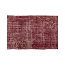 El Dokuması Vintage Yün-pamuk Kırmızı Halı 14260 203 X 310 Cm
