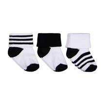 Civil Baby Siyah-beyaz Asetat 0-24 Ay Çorap Setleri - Standart Standart Standart