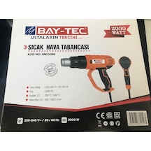 Bay-Tec 2000w Sıcak Hava Tabancası