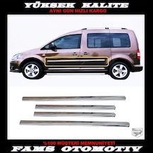 Vw Caddy Maxı Krom Yan Kapı Çıtası 4 Kapı 2007-2015 P.çelik