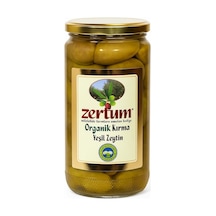 Zertum Organik Kırma Yeşil Zeytin 475 G