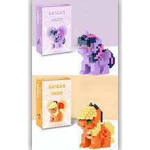 Bricks Pony Serisi 2'li Blok Seti - Twilight Sparkle Ve Applejack