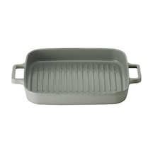 Neoflam 28 cm Dikdörtgen Döküm Grill tava