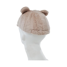 Kitti Kız Çocuk Peluş Lastikli Gölgelikli Şapka K2245-03-077 001