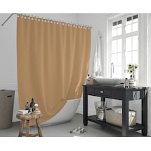 Zethome Jackline Banyo Duş Perdesi 0010 Bej Tek Kanat 1X120X200 Bej