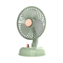 Cbtx F10 Taşınabilir Sessiz Masaüstü Retro Hareketli Kafa USB Fan