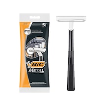 Bic Metal Tek Bıçaklı Kullan At Tıraş Bıçağı 5'li 5 Adet