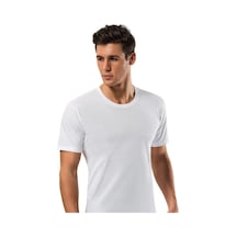 Erdem Erkek Beyaz Penye Bisiklet Fanila 3'lü Paket 1150