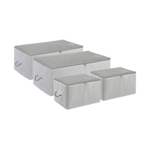 Ocean Home Textile 4'lü Gri Renk Stuff &amp Things Hurç Set Diğer