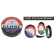 Globe Elektrik Izolasyon Bandı 10'Lu Paket (Kırmızı Renk)