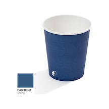 8 Oz Single Wall Baskılı Karton Bardak Lacivert 2000 Adet 2000