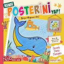 Kendi Posterini Yap Boya Kopart As Sevimli Deniz Dünyası