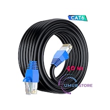 40 Metre Cat6 İnternet Kablosu Dış Mekan Dış Ortam Outdoor High Speed 2 Katmanlı