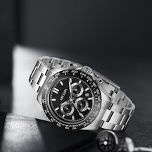 Beyaz Megır Yaratıcı Erkek Izle Üst Marka Lüks Chronograph Kuvars Saatler Saat Erkek Deri Spor Ordu Askeri İş Çalışma Bilek Saatleri Beyaz