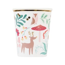 Meri Meri - Winter Woodland Cups - Orman Bardak 8'li