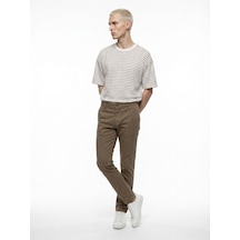Regular Fit Erkek Pantolon Dark Camel